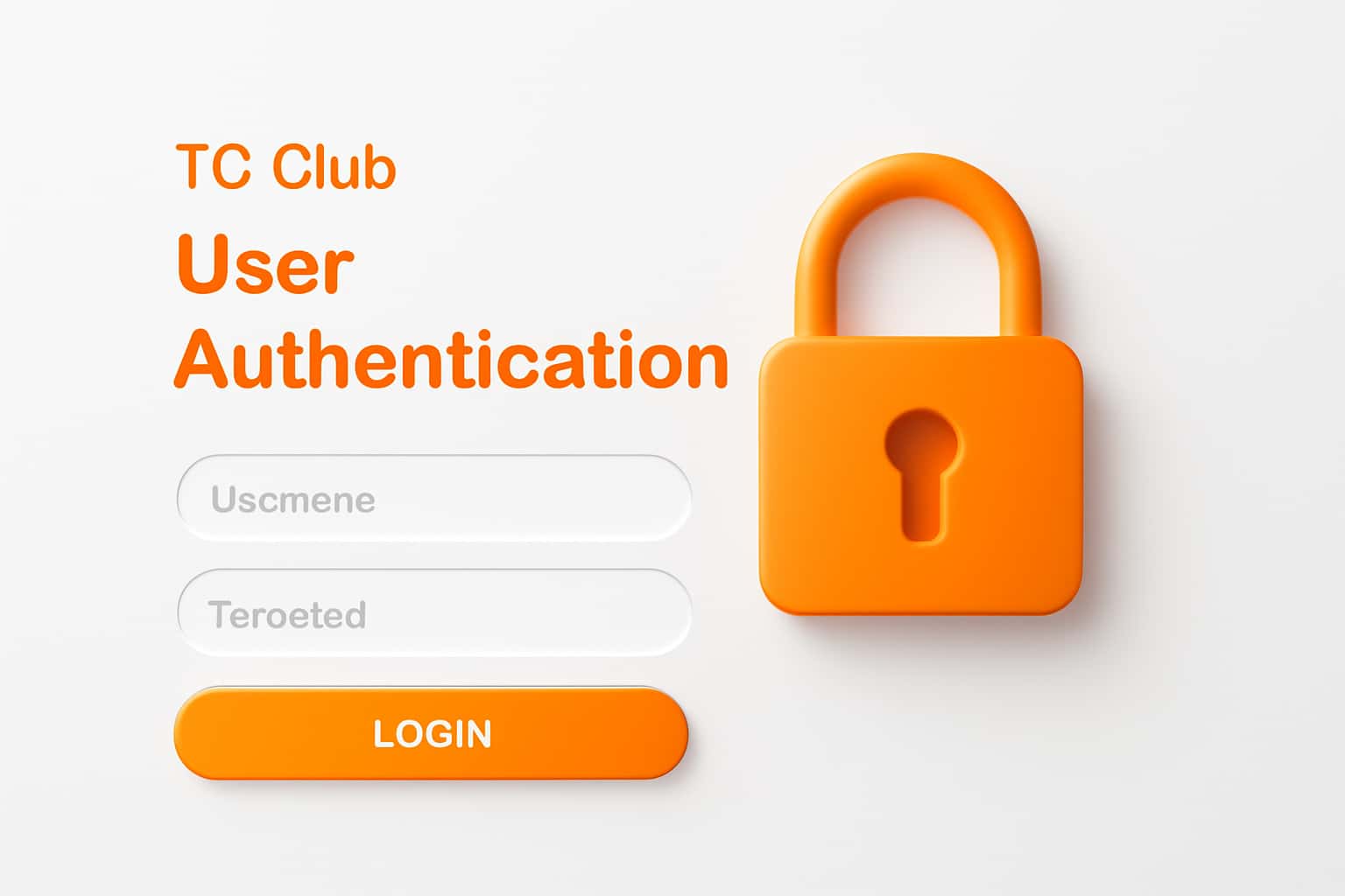 TC Club User Authentication Interface