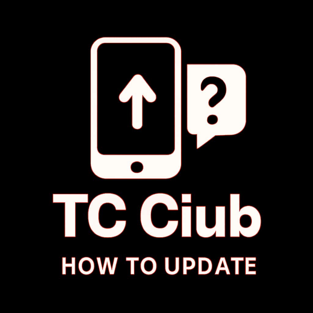 An icon representing the TC Club app update guide.