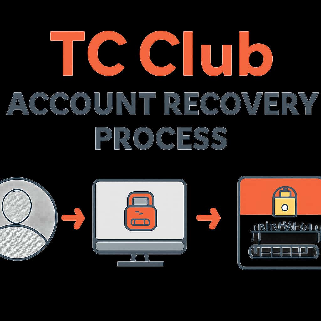 Diagram illustrating TC Club Account Recovery Process
