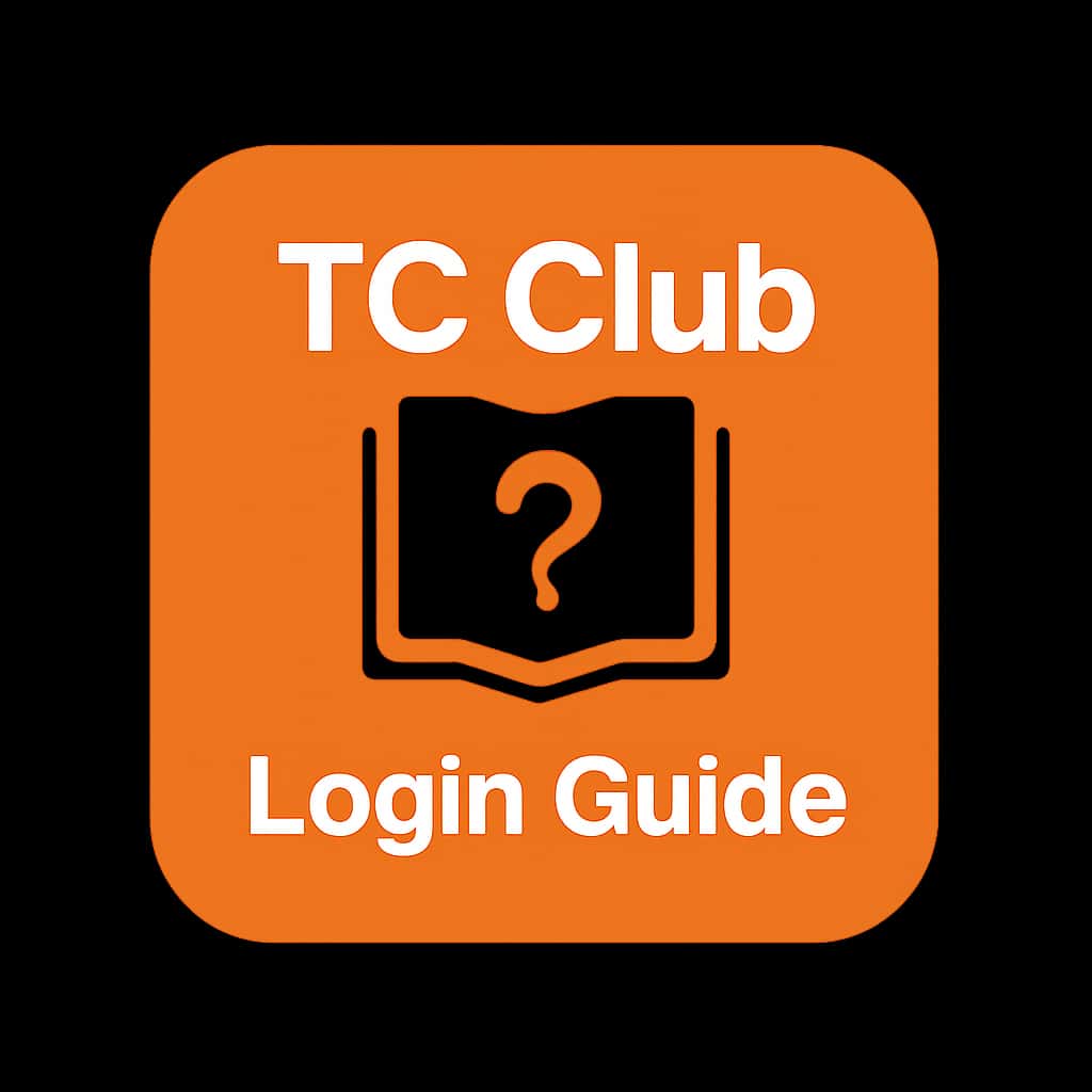 A badge representing TC Club Login Guide.