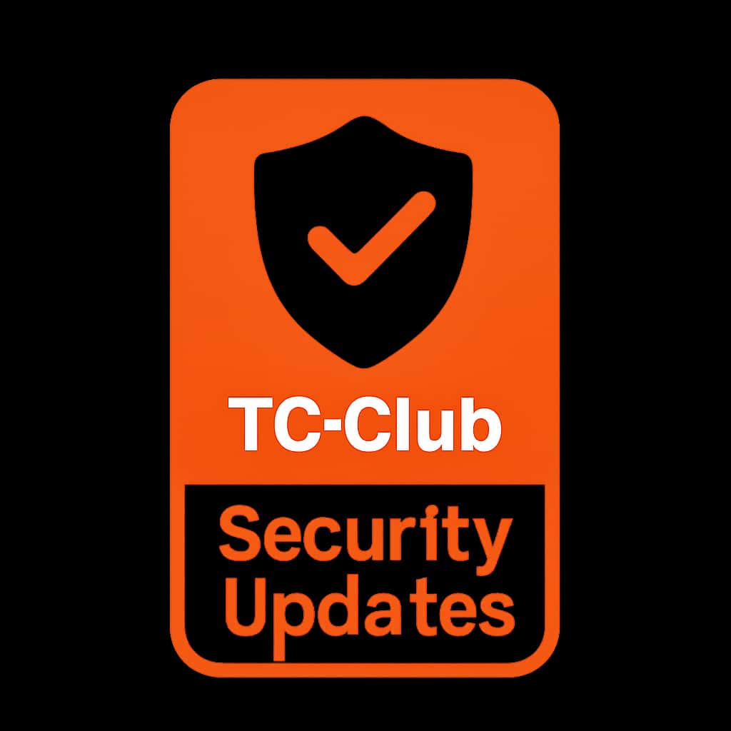 A badge representing TC Club Security Updates.