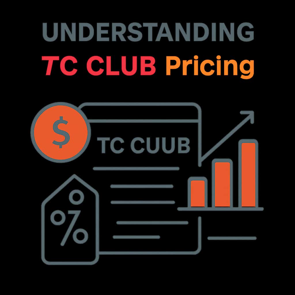An educational diagram illustrating TC Club Pricing.